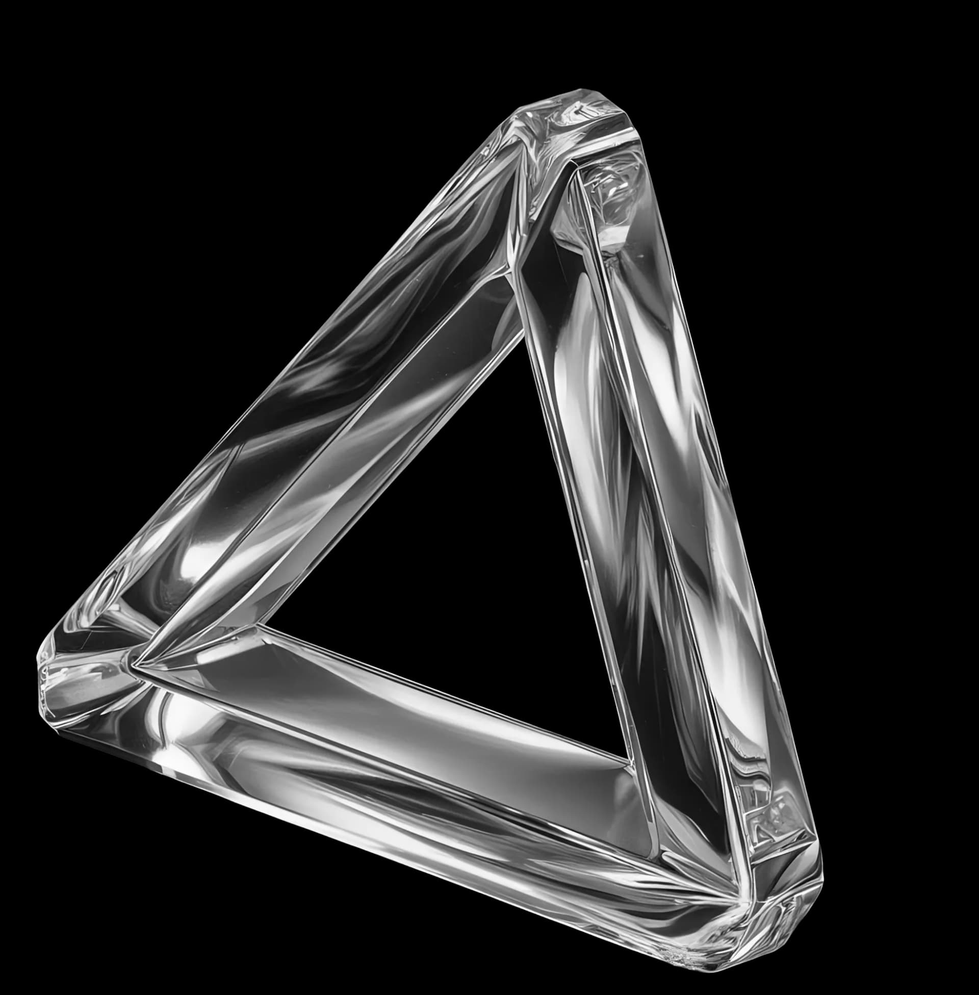 3D metallic triangle